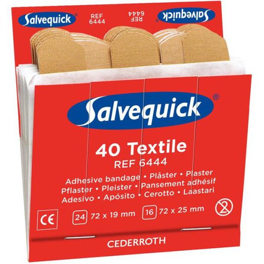 Salvequick 6444 Kangaslaastari 6x40st