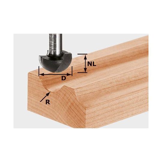 Festool HW S8 R8 Kourujyrsinterä kara 8mm