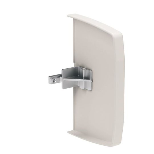 Schneider Electric INS12104 Päätykappale valkoinen, symmetrinen 80 x 63 mm