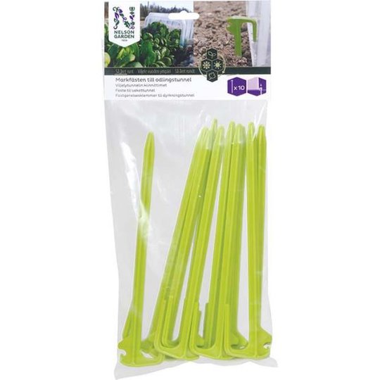 Nelson Garden 5712 Maakiinnike 10 kpl:n pakkaus, viljelytunneliin