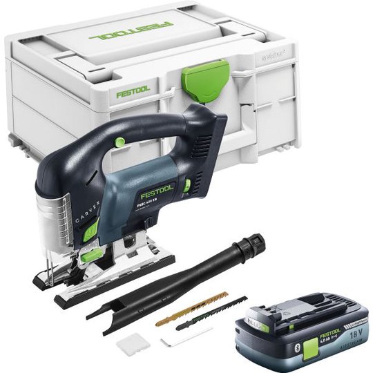 Festool PSBC 420 EB-Basic-4,0 Pistosaha 4,0 Ah akulla