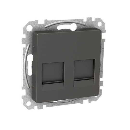 Schneider Electric WDE003379 Keskiölevy suora, reikäkuvio Antrasiittiharmaa