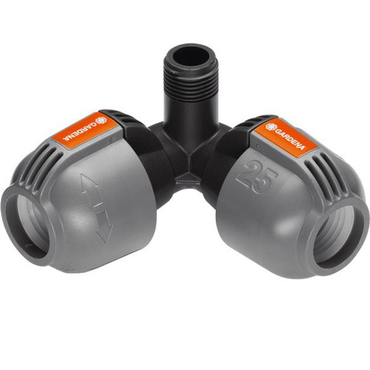 Gardena 2782-20 L-liitin kulmaliitin, 25 mm x 1/2", ulkokierre