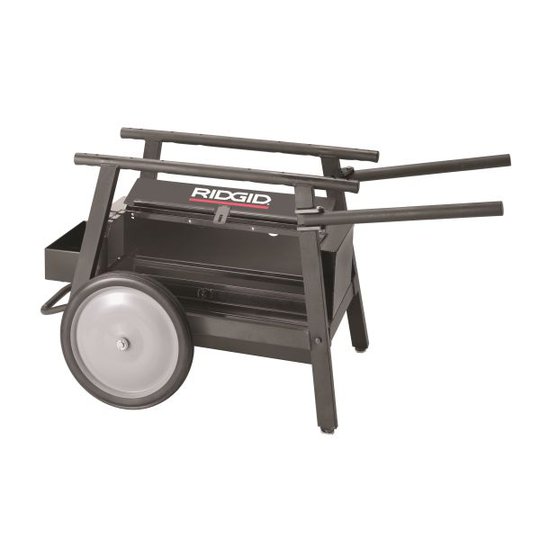 Ridgid 250 Jalusta kokoontaitettava, kierteityskoneita varten