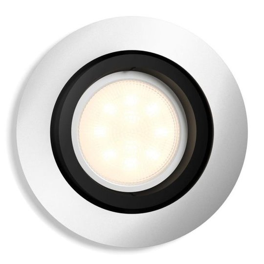 Philips Hue White Ambiance Milliskin Kohdevalaisin 5W LED, 350 lm, GU10 Alumiini