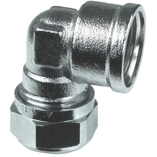 Gelia 3006147002 Kiristysrengasliitin sisäkierre, kulma, kromattu 12xG10