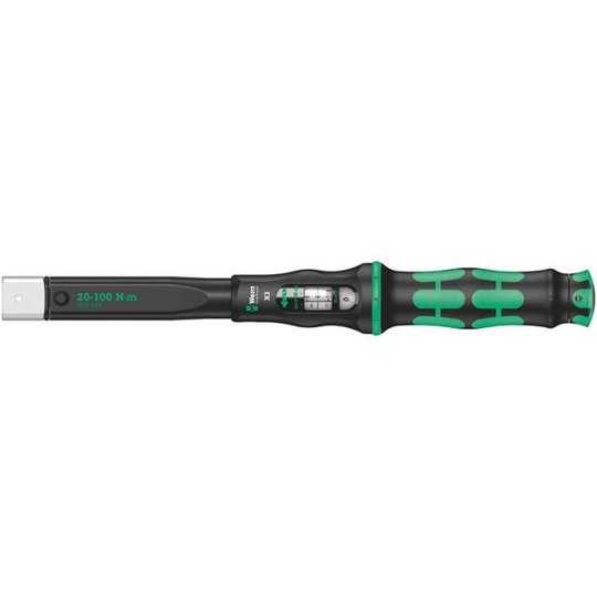 Wera Click-Torque X 3 Momenttiavain vaihtopäille, 9x12 mm 20-100 Nm