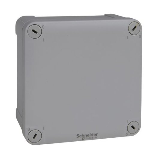 Schneider Electric ENN05045 Kytkentärasia harmaa, sileä, pinta-asennus 105x105x55 mm