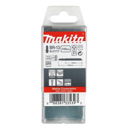 Makita B-07777 Pistosahanterä 100 kpl:n pakkaus