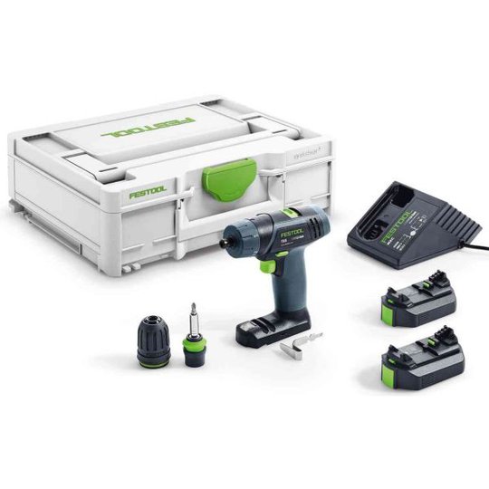Festool TXS 2,6-Plus Ruuvinväännin sis. akut ja laturin