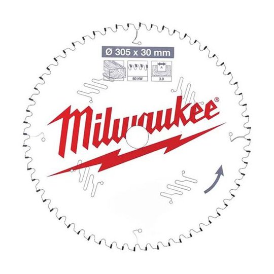 Milwaukee CSB MS W Sahanterä 305x3x30 mm, 60T