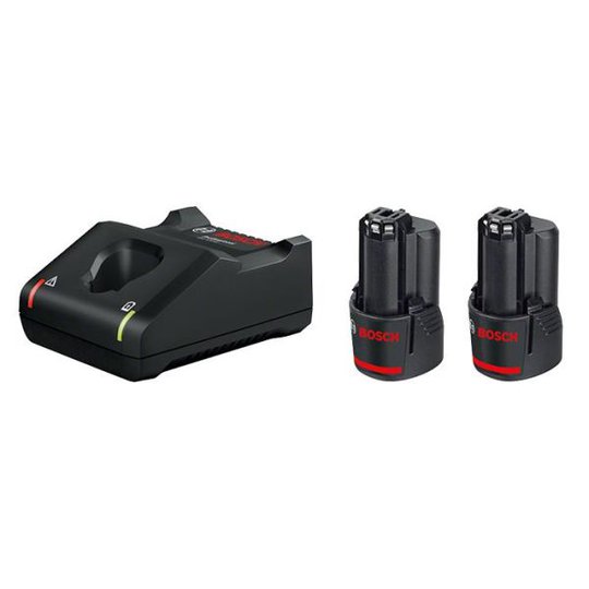 Bosch GAL 12V-40 + 2st 12V 3.0Ah Latauspaketti