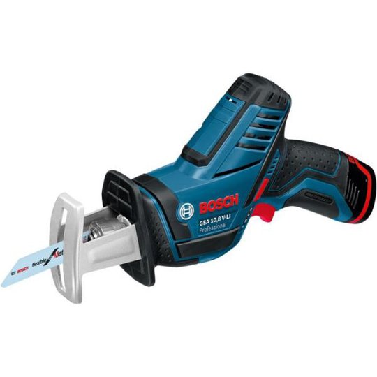 Bosch GSA 12V-14 Kompaktit puukkosahat sis. akut ja laturin