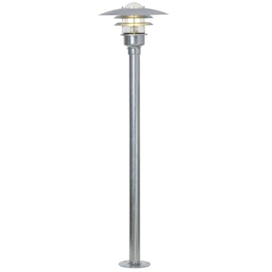 Nordlux LONSTRUP 71428031 Pylväslyhty E27, IP44, sinkitty