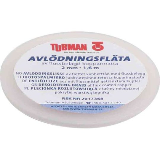 Tubman 907101 Juotospalmikko