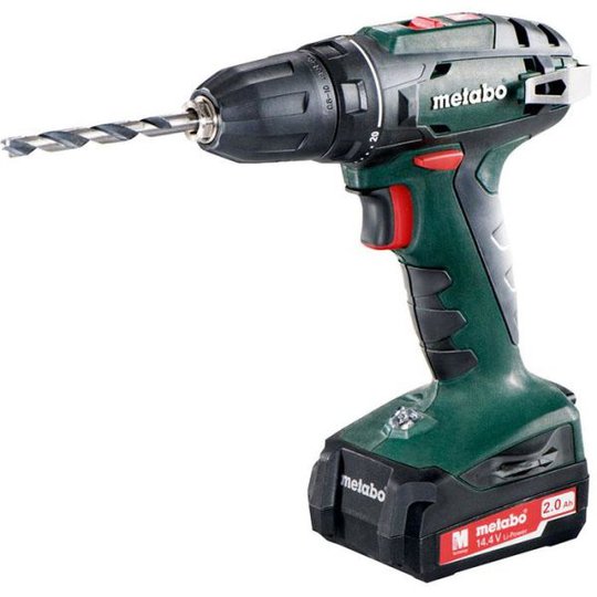 Metabo BS 14.4 Porakone-ruuvinväännin sis. 10 mm:n istukka, akku ja laturi