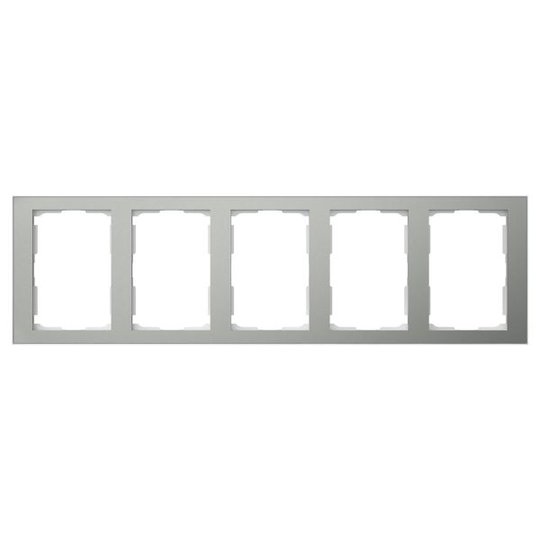 Elko EKO06189 Yhdistelmäkehys sininen metalli/alumiini, 1 ½ lokeroa 5 x 1½ lokeroa