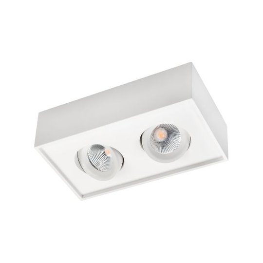 SG Armaturen Cube Lux Downlight-valaisin 2x7 W, 1080 lm