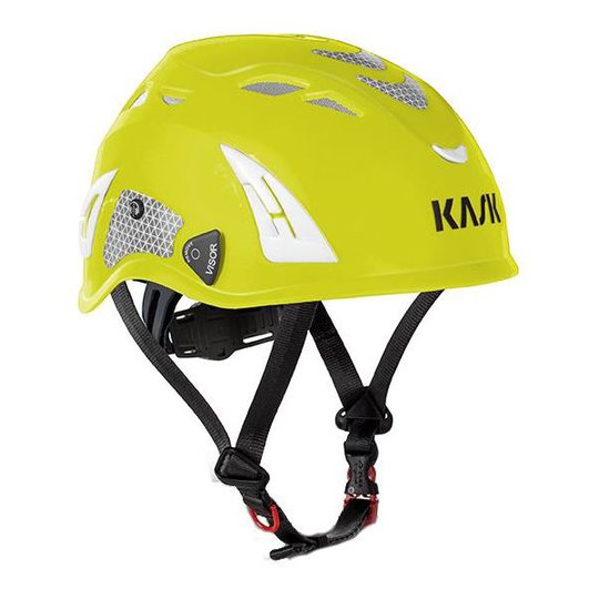 KASK PLASMA HI VIZ Suojakypärä refleksillä Keltainen, fluoresoiva