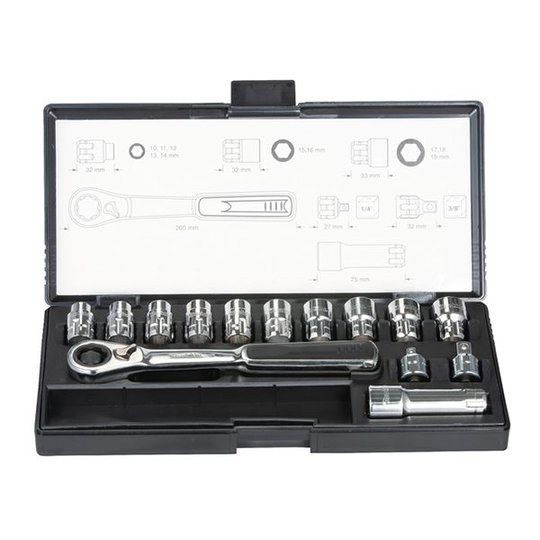 Makita B-65595 Hylsysarja 14-osainen