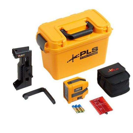 PLS 180R KIT Ristilaser punainen, kanssa lisälaitteet