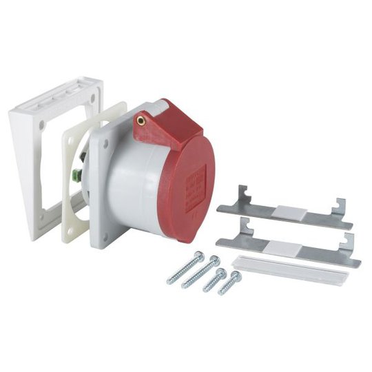 Schneider Electric 5960100 Pistorasia 5-napainen, Punainen