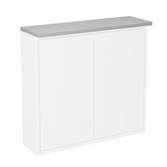 Gustavsberg Graphic Ylälevy kaapeille 60 x 16 cm, valaistuksella Harmaa