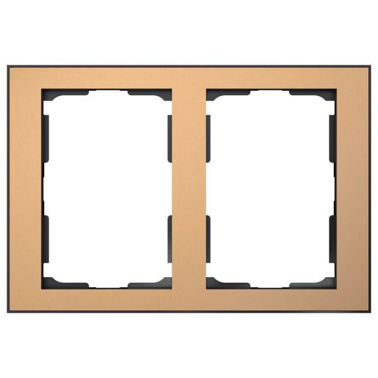 Elko EKO06458 Yhdistelmäkehys kupari/musta 2 x 1½ lokeroa