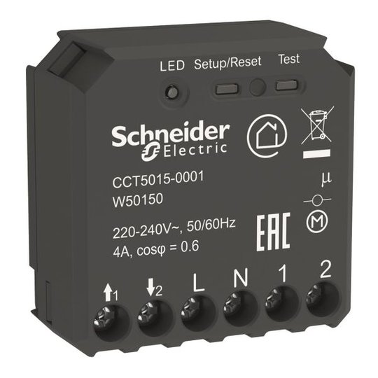 Schneider Electric Wiser Exxact Kiekkokytkin sis. Bluetooth