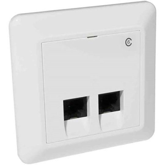 Elko RS Data-/telerasia uppoasennus, 2 x 8
