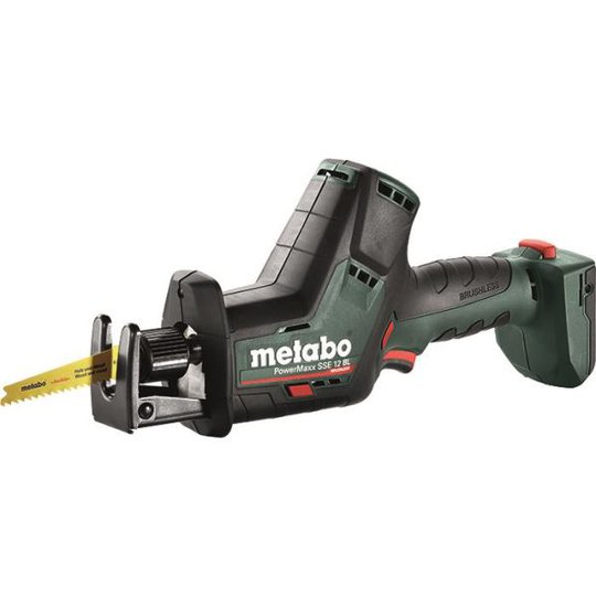 Metabo PowerMaxx SSE 12 BL Akkupuukkosaha 2 kpl 2,0 Ah:n akkuja