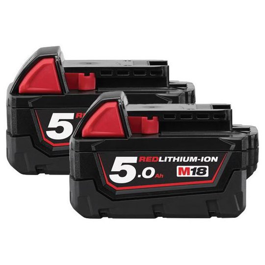Milwaukee M18 B5 18V Litiumioniakku 2 kpl:n pakkaus