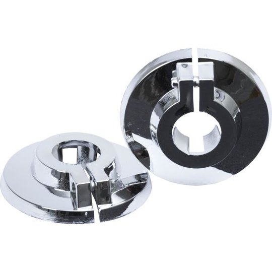 Gelia 3000543102 Peitelaippa muovi, 2 kpl 10 mm, kromi