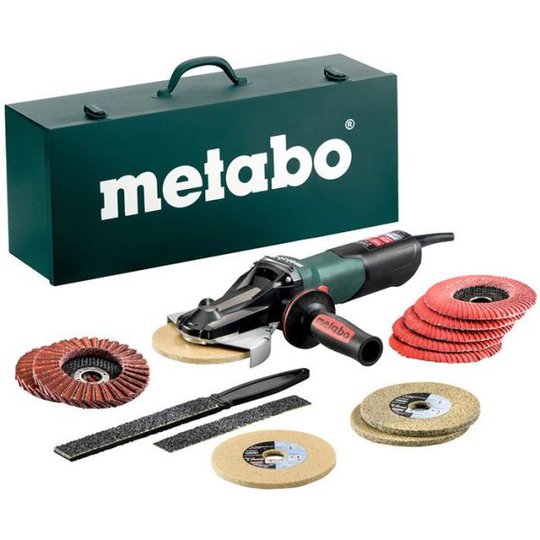 Metabo WEVF 10-125 Quick Inox Set Kulmahiomakone sis. lisävarusteet ja säilytyslaatikko, 1000 W