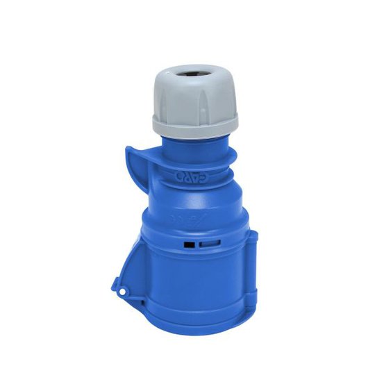 Garo S 432-9 Q Jatkopistorasiat IP44, 5-napainen, 32A, Quick Sininen, 9 h