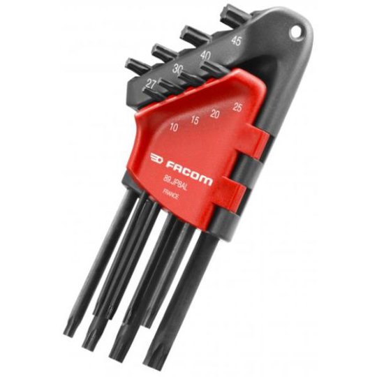 Facom 89.JP8AL Torx-avainsarja T10-T45, iso pidike, 8 kpl