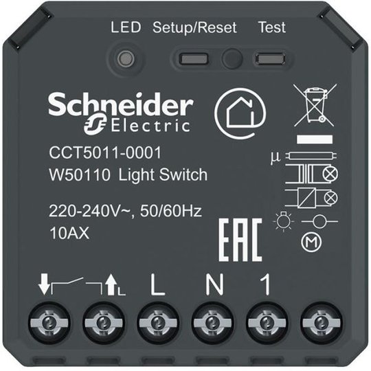 Schneider Electric Exxact Wiser Kiekkokytkin sis. Bluetooth