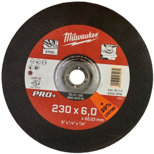 Milwaukee SG 27 PRO+ Katkaisulaikka 230x6 mm.