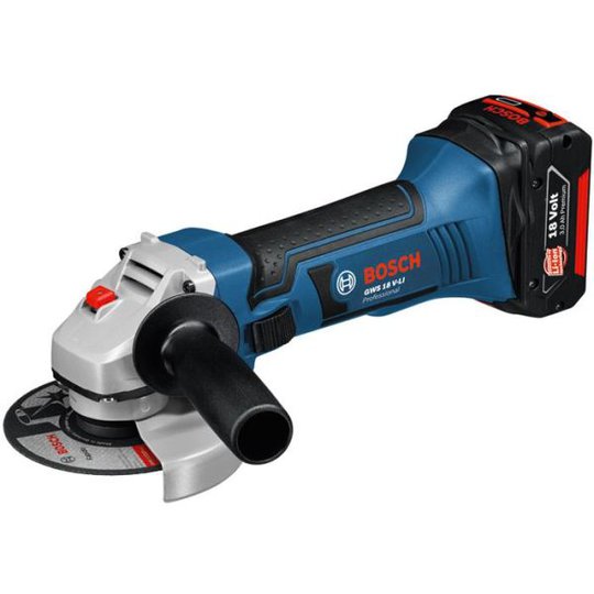 Bosch GWS 18-125 V-LI Kulmahiomakone sis. akut ja laturin