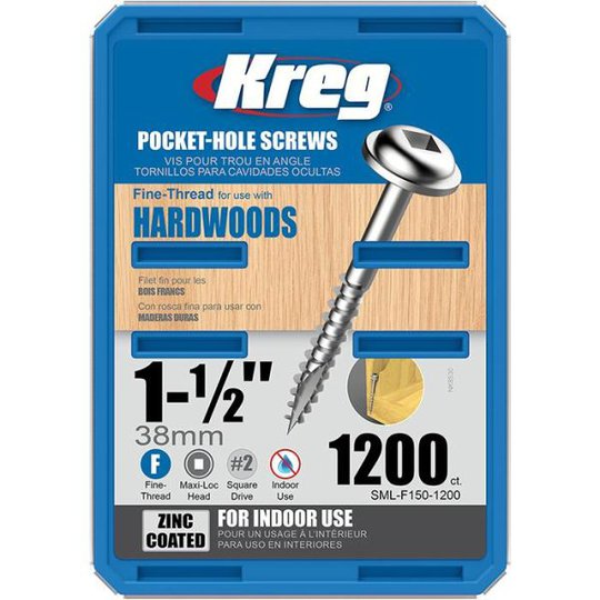 Kreg SML-F150-1200 Ruuvi 38 mm 1200 kpl:n pakkaus