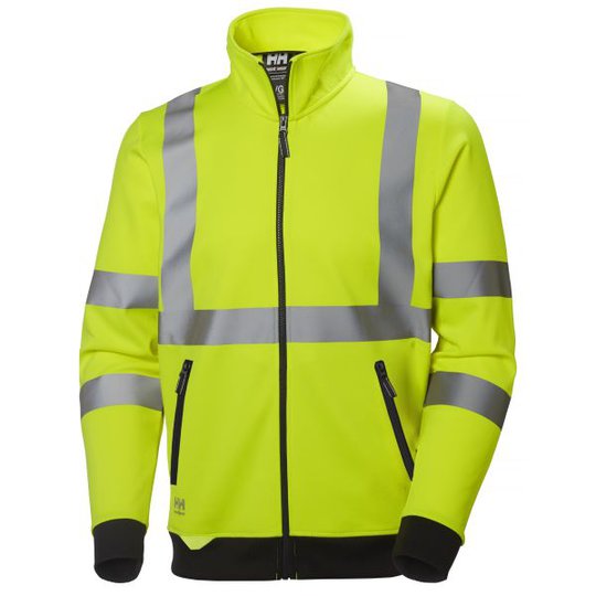 Helly Hansen Workwear Addvis Neulepaita huomiotakki, keltainen Koko XS