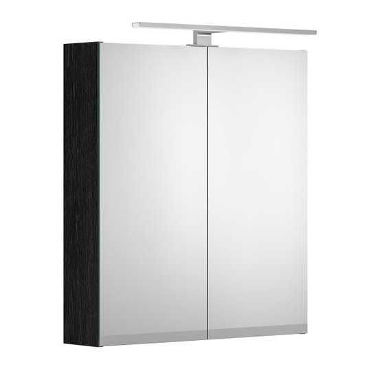 Gustavsberg Artic Peilikaappi 60 cm, integroitu pistorasia Musta