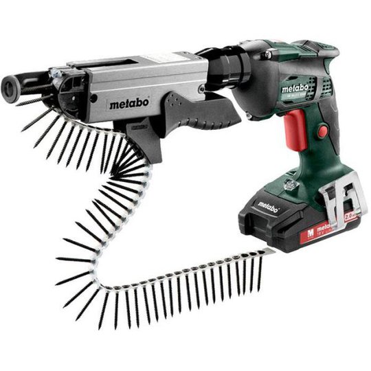 Metabo SE 18 LTX 6000 Kipsiruuvinväännin sis. ruuvilipas, akut ja laturi