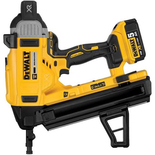 Dewalt DCN890P2 Naulain sis. 5,0 Ah:n akut ja laturin