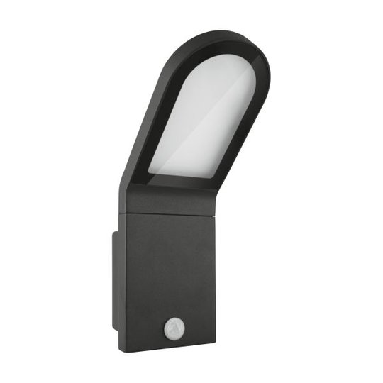LEDVANCE LED Facade Edge Seinävalaisin 12W, 3000K, 740 lm, tunnistin Harmaa