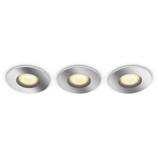 Philips Hue White Ambiance Adore Downlight-valaisin himmentimellä, kromattu, 3 kpl/pakkaus