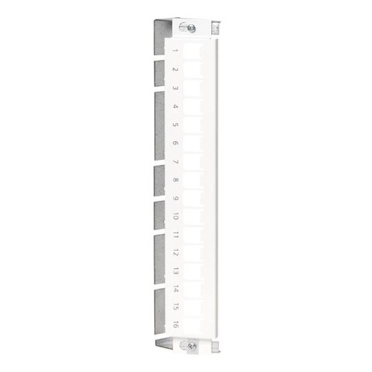 Schneider Electric 518534744 Patch-paneeli RJ45, valkoinen 16 liitintä
