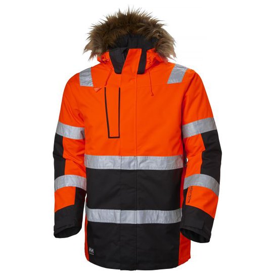 Helly Hansen Workwear Alna Talviparka huomioväri, punainen/musta XS