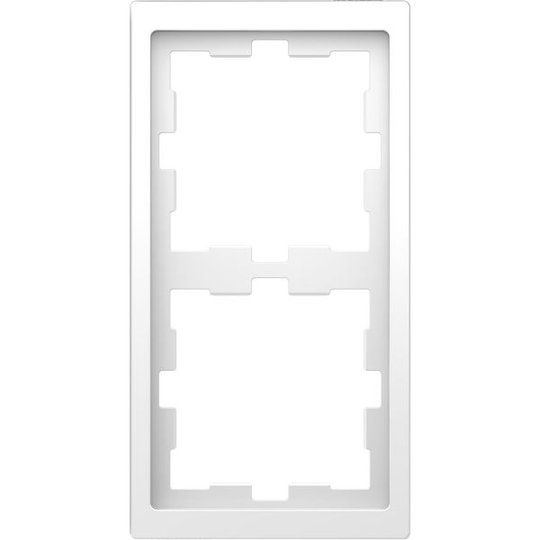 Schneider Electric MTN4020-6535 Yhdistelmäkehys 2 lokero, t-muovi Lootus, valkoinen