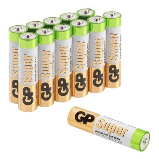 GP Batteries Super Alkaline 24A-S12/LR03 Alkaliparistot AAA, 12 kpl:n pakkaus